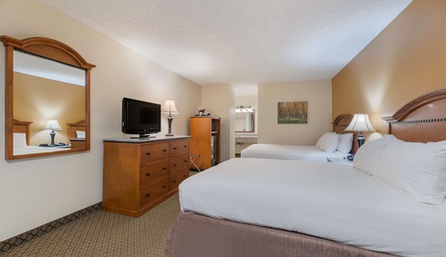 Standard Room, 2 Queen Beds, Non Smoking, Refrigerator & Microwave