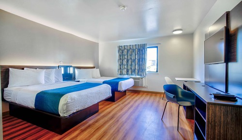 Premium Room, 2 Double Beds, Non Smoking, Refrigerator & Microwave