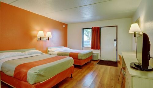 Standard Room, 2 Double Beds, Non Smoking, Refrigerator & Microwave