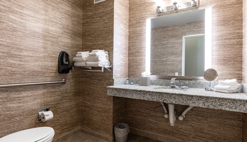 Standard Room, 2 Queen Beds, Roll-in Shower (Mobility)