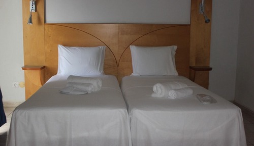 Economy Double or Twin Room, 1 Double Bed, Balcony, Beach View