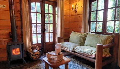 Cabin, Balcony, Garden View