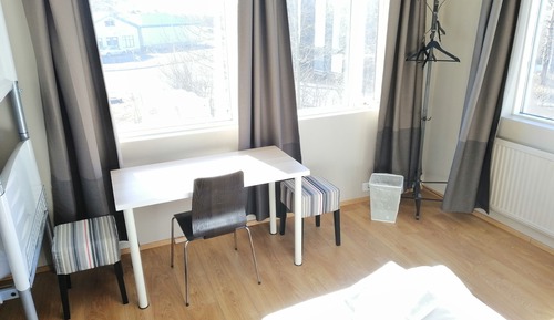 Family Room, Shared Bathroom