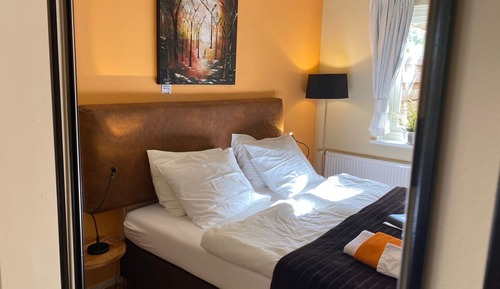 Standard Double Room, 2 Twin Beds, Terrace, Garden View