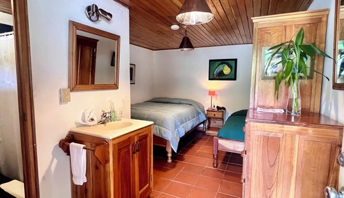 Basic Room, Garden View (1 King bed and 1 Single bed)