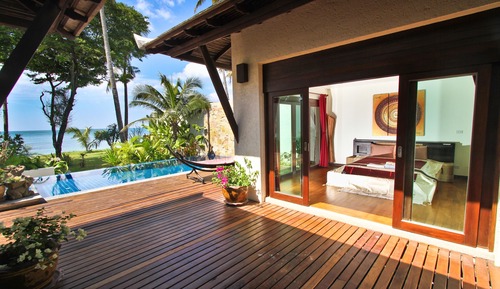 Villa, Beachfront (AC in Bedroom Only)