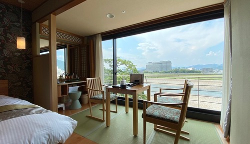 Japanese Style Room with Beds and Futon, River View with Hida Beef Kaiseki Dinner, Non Smoking