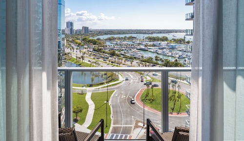 Premium Room, 2 Queen Beds, Balcony, Marina View