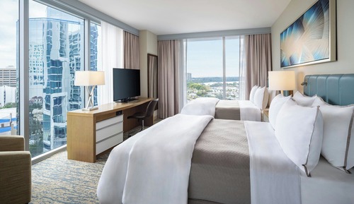 Premium Room, 2 Queen Beds, Marina View
