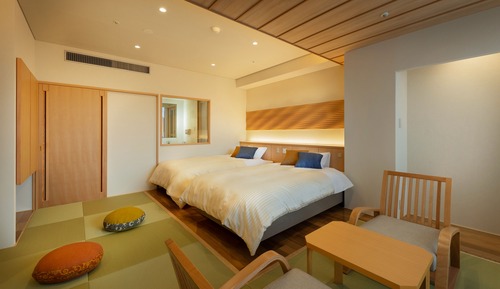 Superior Japanese-Style Room with Beds & Shower room, Non Smoking