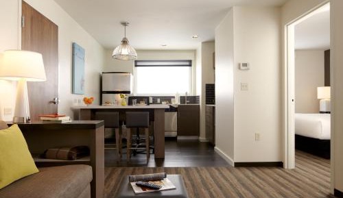 One-Bedroom King Suite with Sofa Bed and Kitchen