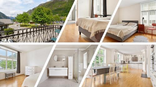 Four-Bedroom Apartment with Balcony 