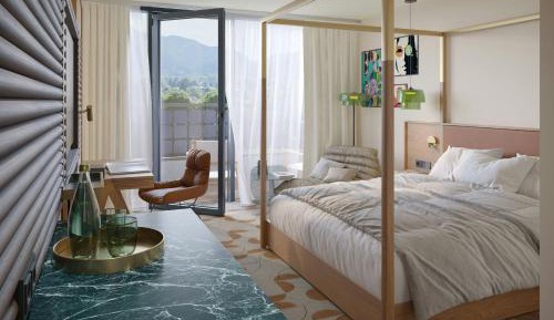 Comfort King Room with Garden View and Balcony