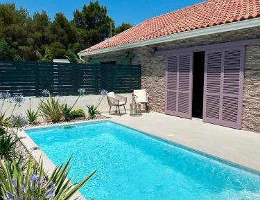 Studio with Pool View