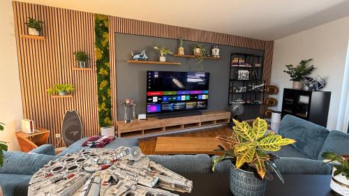 Two-Bedroom Apartment with Balcony and Terrace