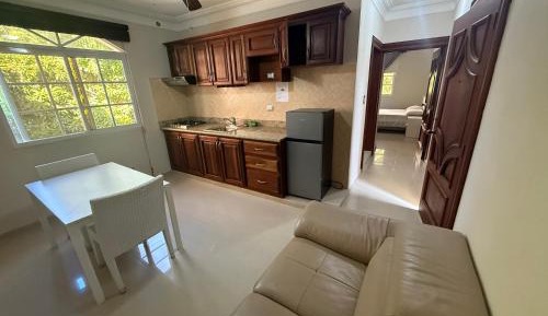 Two-Bedroom Deluxe Apartment with Garden View