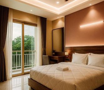 Deluxe Double or Twin Room with Garden View