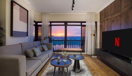 Three-Bedroom Apartment with Water View