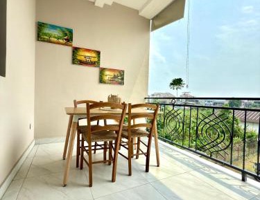 Two-Bedroom Apartment with Balcony and Terrace