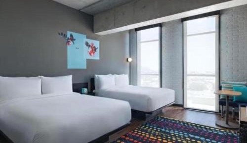Aloft, Guest Room, 2 Queen Beds