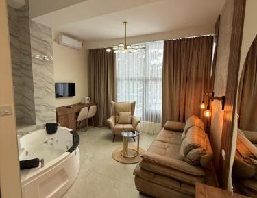 Family Room with Sauna