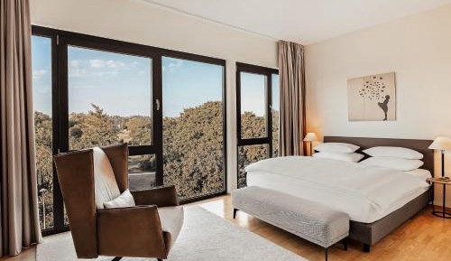 Superior double room with spa park view, balcony & air-conditioned