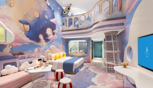 Moon Rabbit Loft-Bunk Bed