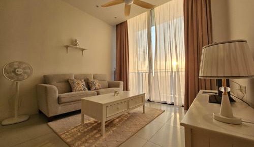 Three-Bedroom Apartment with Balcony