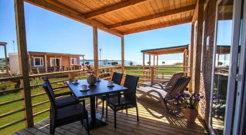 Two-Bedroom Mobile Home with Terrace and Partial Sea View