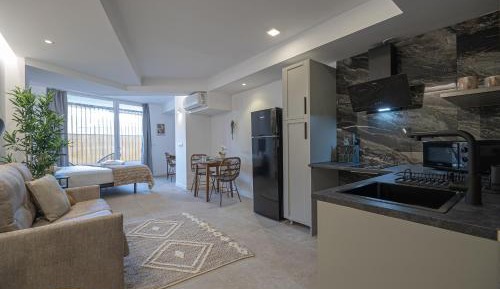 One-Bedroom Loft Apartment with Balcony