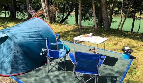 Empty Pitch for Tent