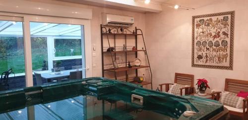 Deluxe Two-Bedroom Apartment with Garden View