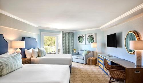Courtyard View Studio Suite with Two Queen Beds