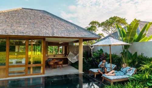 Royal One-Bedroom Rice Field View Villa with Private Pool