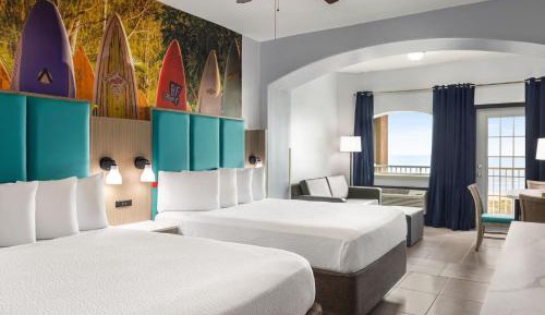 Queen Room with Two Queen Beds and Ocean View
