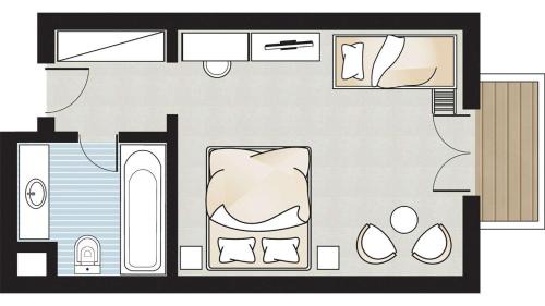 Family Room with Garden View and Balcony