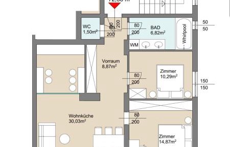 Apartment with Balcony