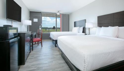Queen Room with Two Queen Beds - Exterior Room/Pet Friendly - Non-Smoking