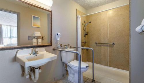 King Room with Sofa Bed and Roll-In Shower - Mobility/Hearing Accessible - Non-Smoking