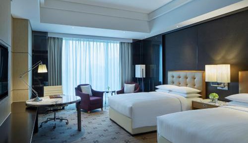 Deluxe Twin Room, Guest room, 2 Double, Sofa bed, City view