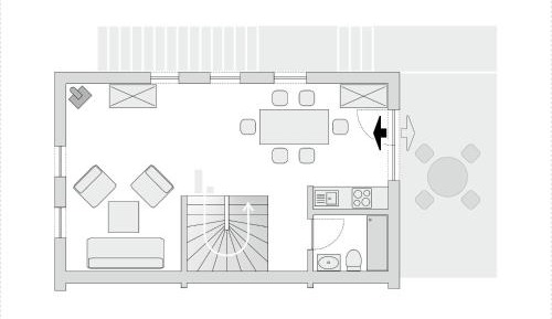 Holiday home with Terrace