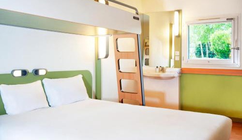 Triple Room with One Double Bed and One Bunk Bed