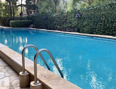 Studio with Pool View