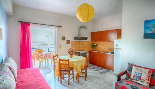 Two-Bedroom Apartment with Sofa Bed and Side Sea View