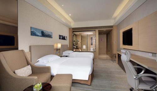 Premium Double Room with Two Double Beds - Lounge Access