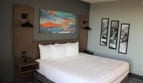 1 King Bed, Mobility/Hearing Accessible Room, Tub with Grab Bars, Non-Smoking