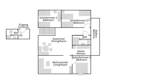 Three-Bedroom Apartment