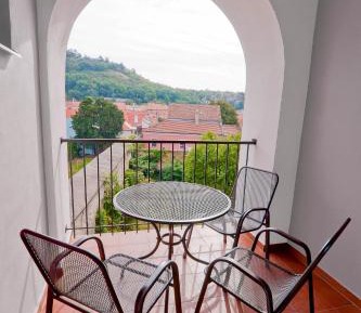 Double or Twin Room with Terrace and view