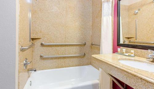 Double Room with Two Double Beds and Roll In Shower - Non-Smoking
