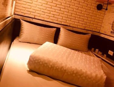 Double Bed in Female Dormitory Room with Shared Bathroom